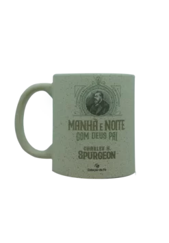 Caneca exclusiva Manhã e noite com Deus Pai - Edição Limitada